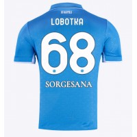 Fotballdrakt Herre SSC Napoli Stanislav Lobotka #68 Hjemmedrakt 2024-25 Kortermet